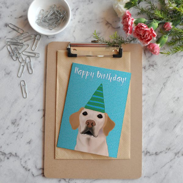 Labrador Monty Birthday Card