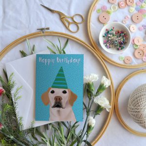 Labrador Monty Birthday Card