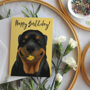 Rottie Deezi Birthday Card 8