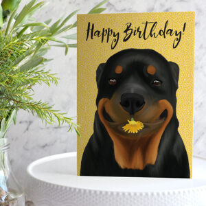 Rottie Deezi Birthday Card 5