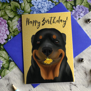 Rottie Deezi Birthday Card 6