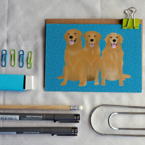 Golden Retrievers Alfie Hugo Maisie General Card 3