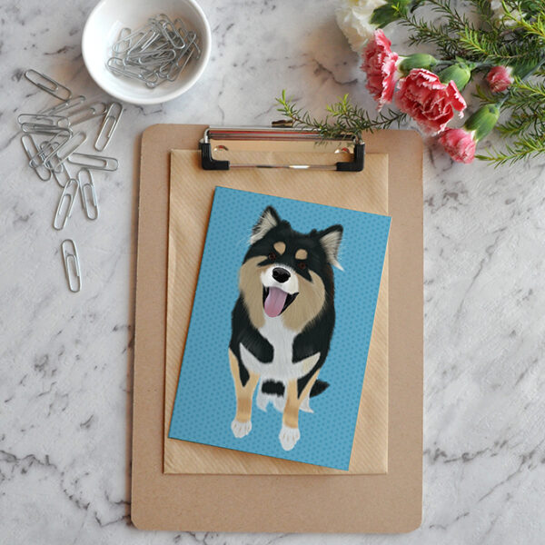 Lapphund Zoey Blue General Card 1