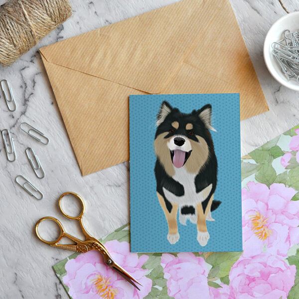 Lapphund Zoey Blue General Card 2