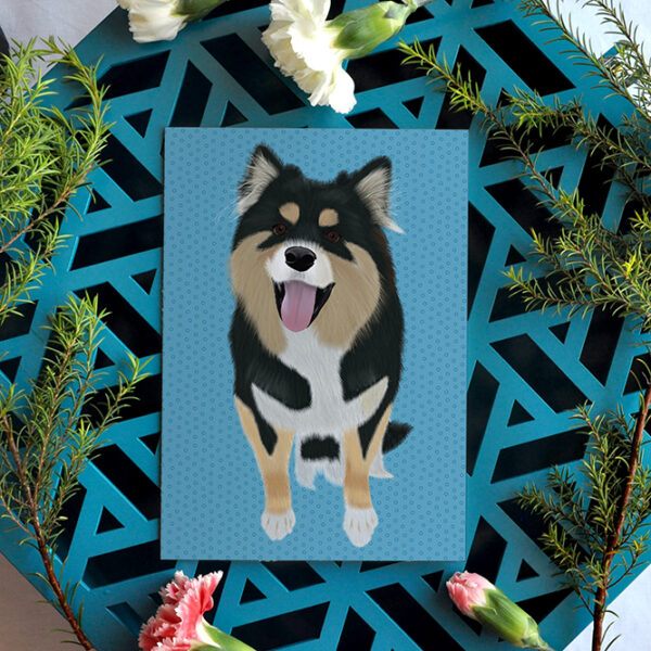 Lapphund Zoey Blue General Card 3