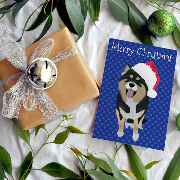 Lapphund Zoey Christmas Card