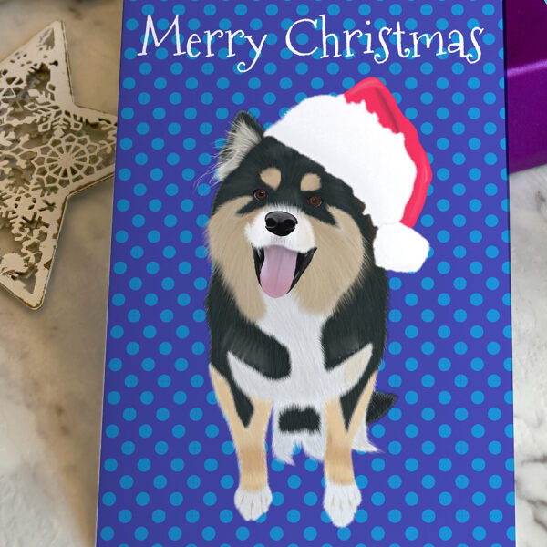 Lapphund Zoey Christmas Card