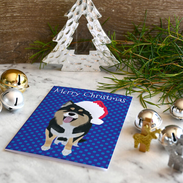 Lapphund Zoey Christmas Card