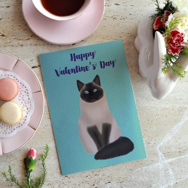 ragdoll valentines day card